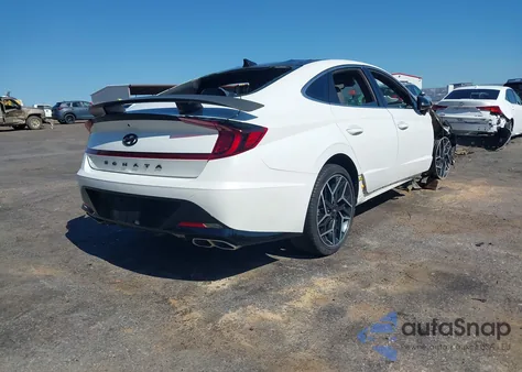 2022 Hyundai Sonata N Line из США, поврежденный, VIN KMHL14JC4NA216084